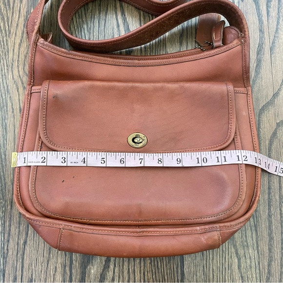Vintage Coach British tan leather Taft shoulder bag - Picture 11 of 16
